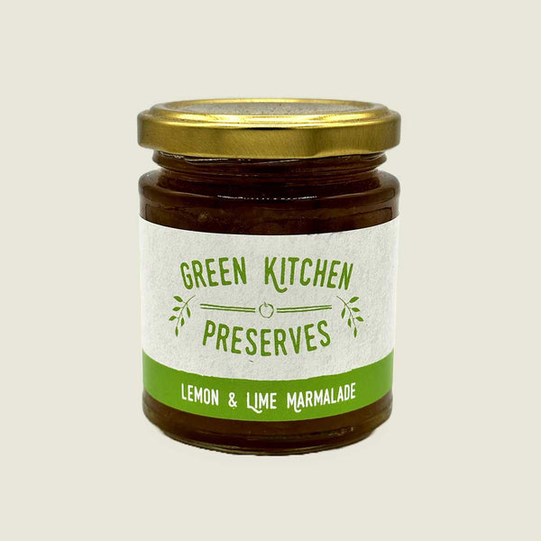 Green Kitchen Preserves locally sourced lemon and lime marmalade in jar