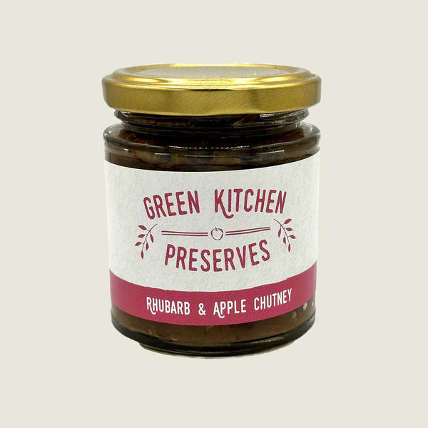 Green Kitchen Preserves locally sourced rhubarb and apple chutney