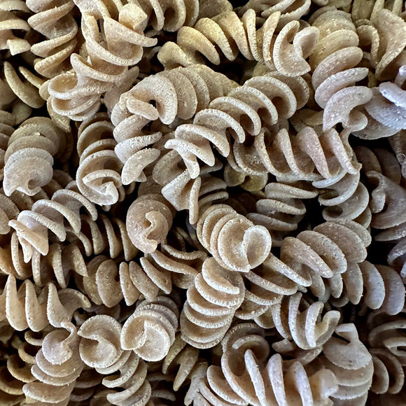 Organic vegan friendly Spelt Fusilli available from our Northamptonshire based refill shop