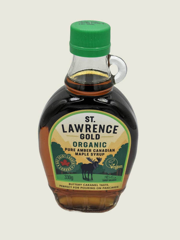 St Lawrence Gold organic maple syrup available from our Northamptonshire based refill shop